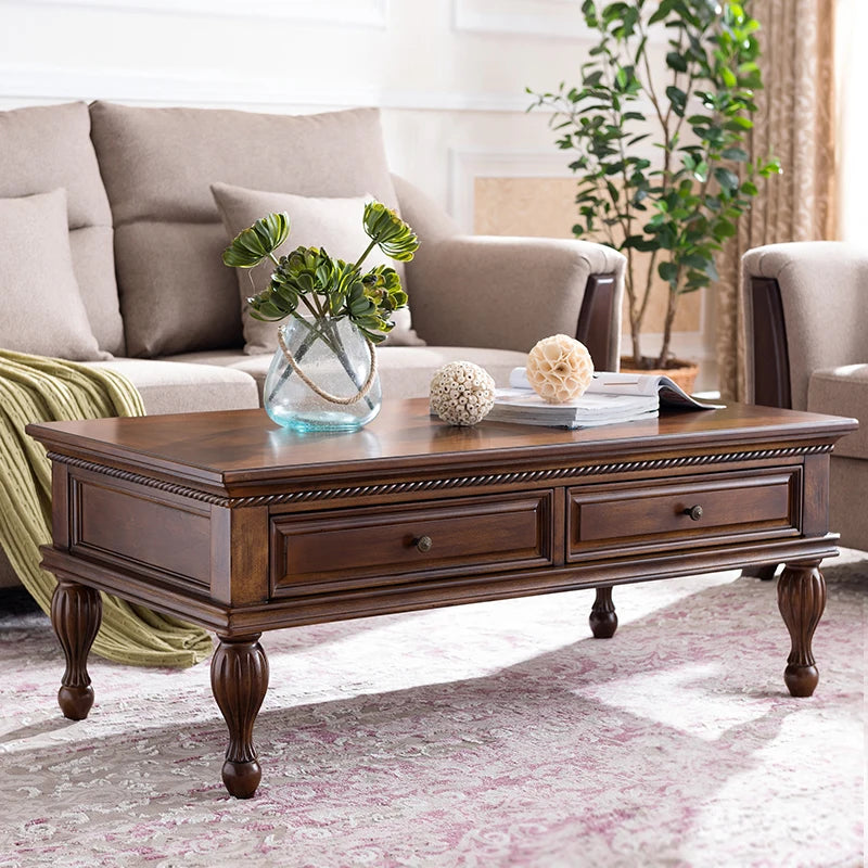 FIELDRA™ Solid Wood Storage Coffee Table by PurelyhomeDeco
