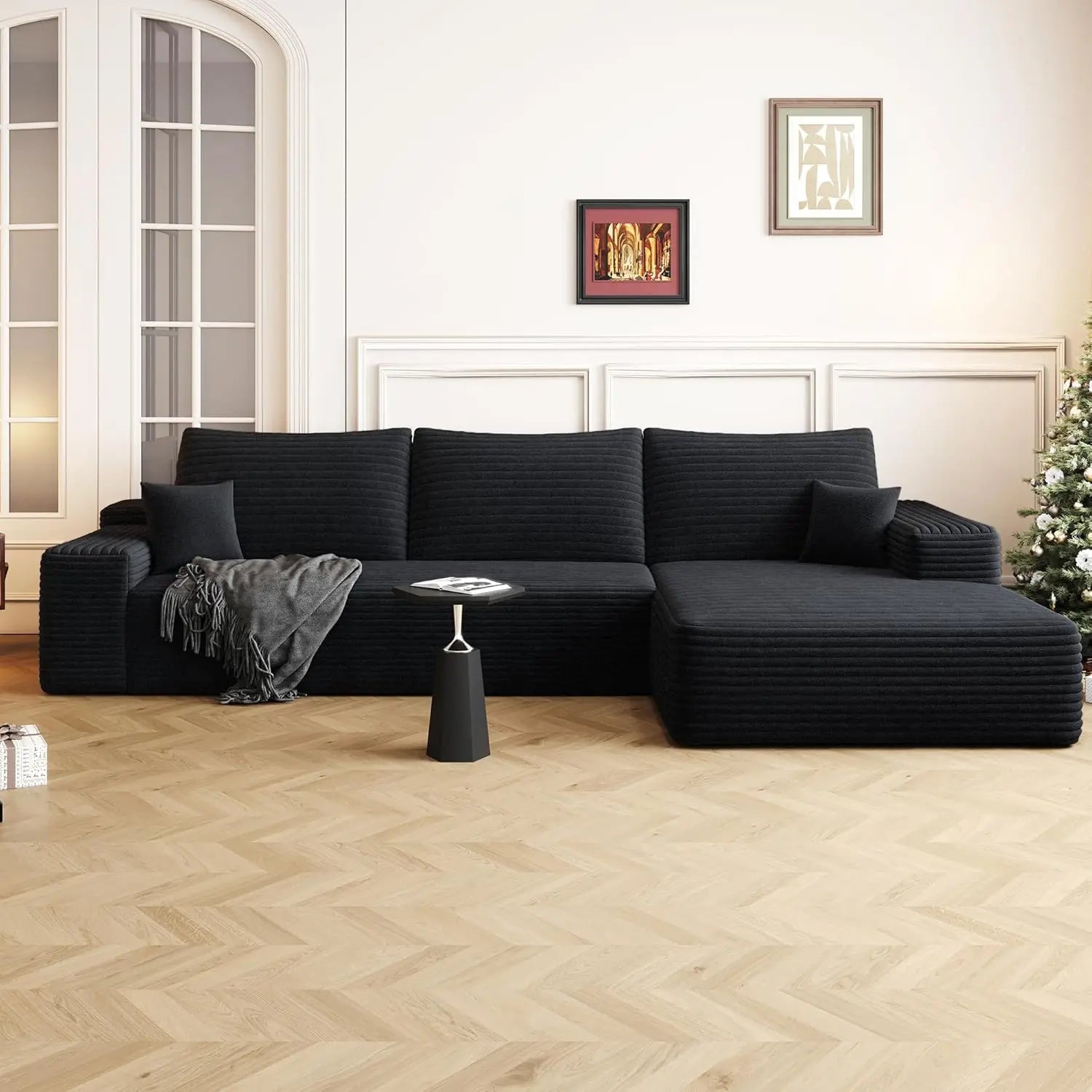 MODULÉ 108™ Modern L-Shape Sectional | Deep Seat Boneless Modular Sofa