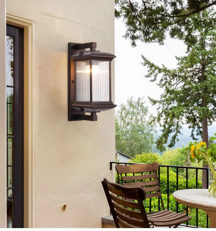 Aegis Outdoor Wall Lamp by PurelyhomeDeco