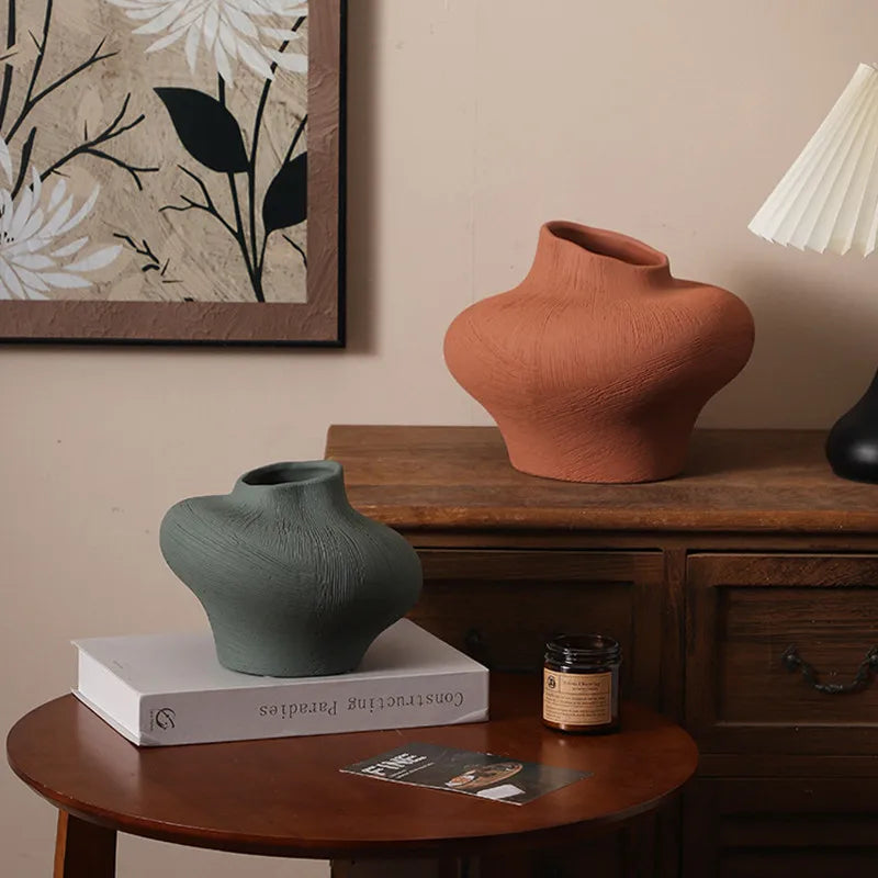 Retro Muse Ceramic Vase