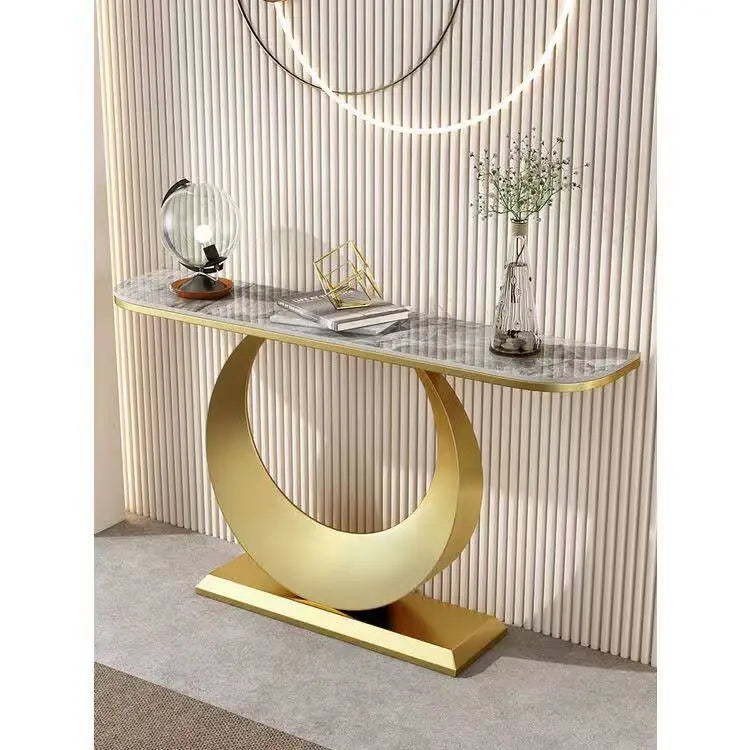 KALYX Modern Slab Hallway Console by PurelyhomeDeco