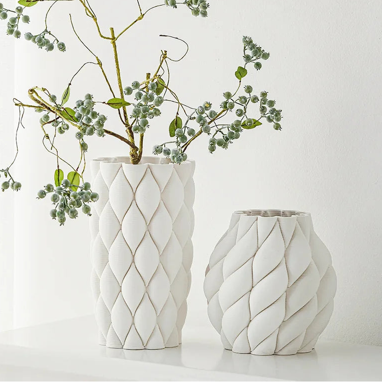 Opal Curve 3D Vase