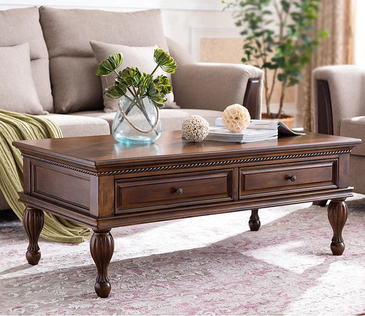 FIELDRA™ Solid Wood Storage Coffee Table by PurelyhomeDeco