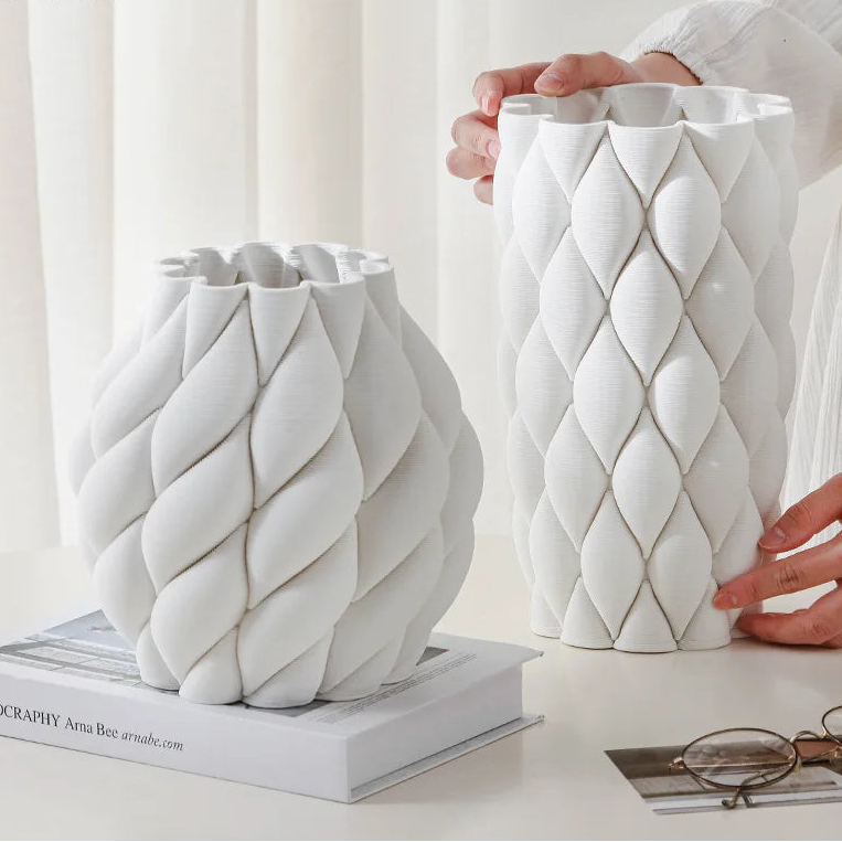 Opal Curve 3D Vase