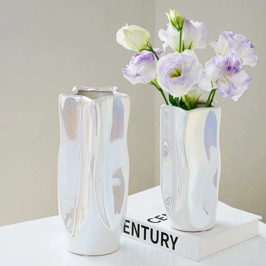 Silver Lumen Vase