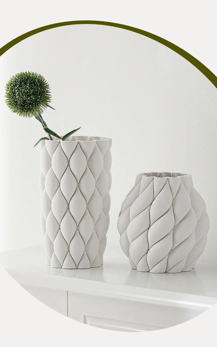 Opal Curve 3D Vase