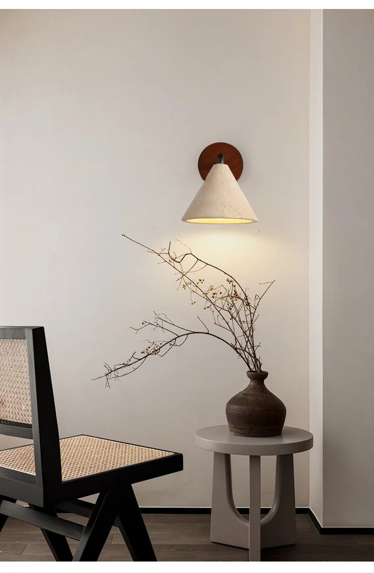 Heritage Travertine Lamp