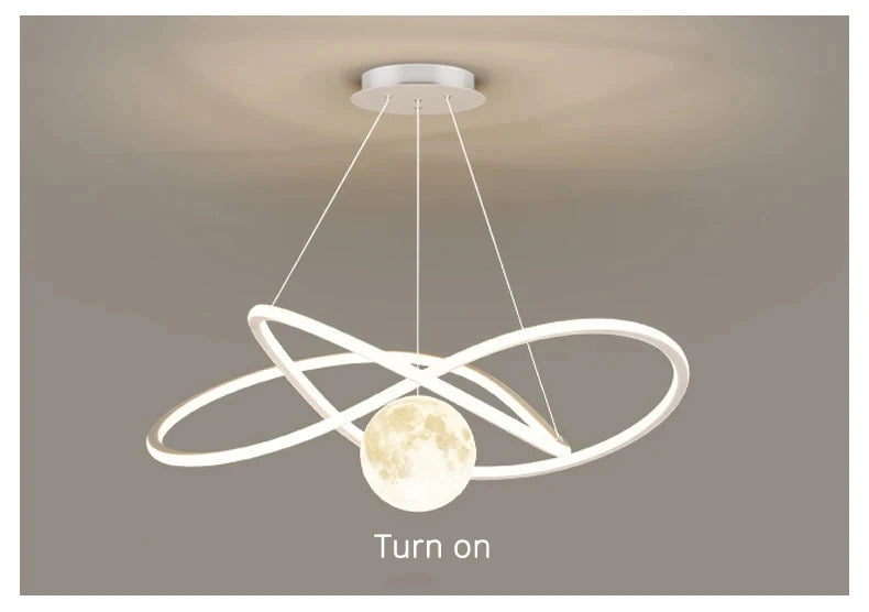 Luna Lux – Moon Shaped Designer Pendant Lamp