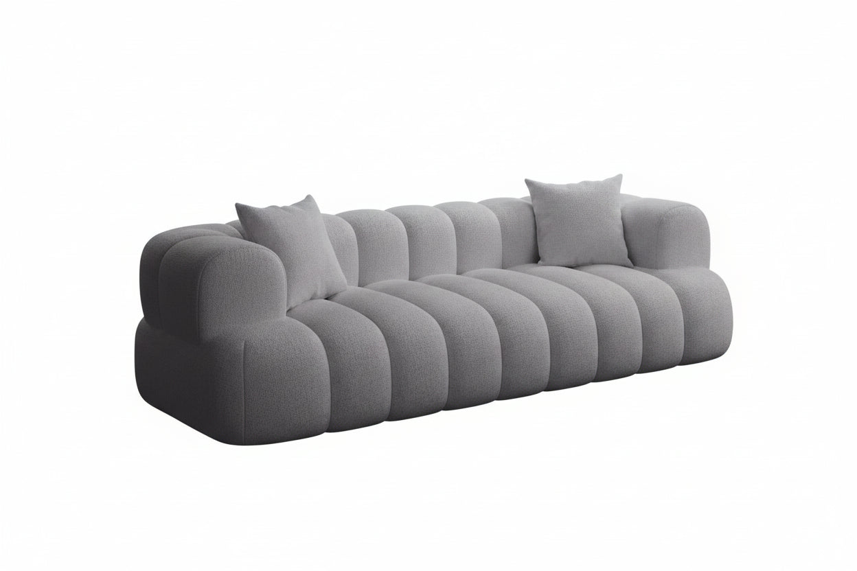 ARCELIA BLANC™ Velvet Cloud Couch | Deep Seat Designer Sofa