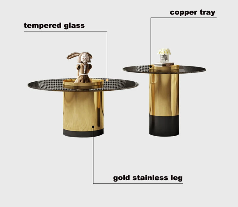 NORDORA GOLD™Coffee Table by PurelyhomeDeco