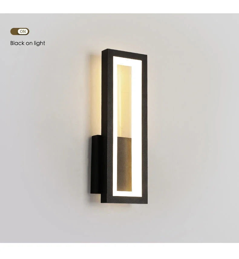 Linéa Duo – Modern Minimalist LED Wall Sconce | Black & White Bedside Light