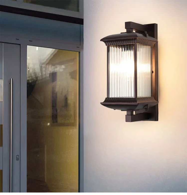 Aegis Outdoor Wall Lamp by PurelyhomeDeco