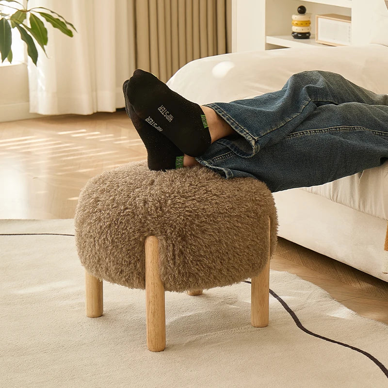 NEOFA™ Elegant Interior Stool | Soft Minimalist Repose-Pieds by PurelyhomeDeco