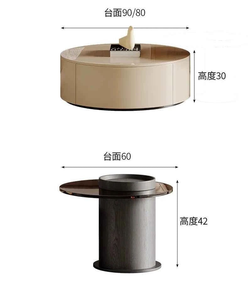 Venezia Duetto™ – Italian Luxury Marble Nesting Coffee Tables by PurelyhomeDeco