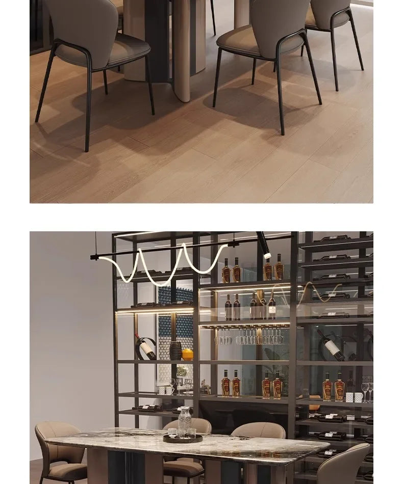 INKÉRA™ Italian Extendable Ink Stone Dining Set (140–220 cm)