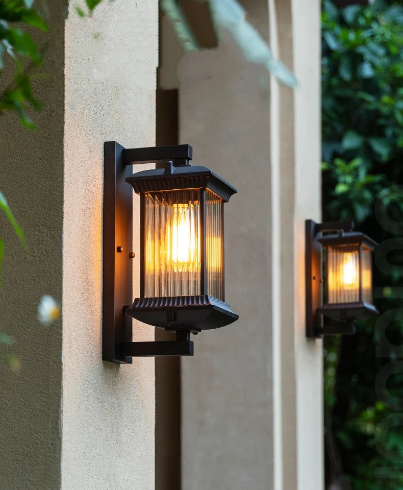 Aegis Outdoor Wall Lamp by PurelyhomeDeco