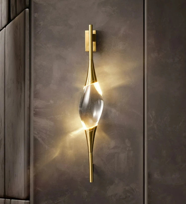 Aurea Crystal Wall Lamp by PurelyhomeDeco