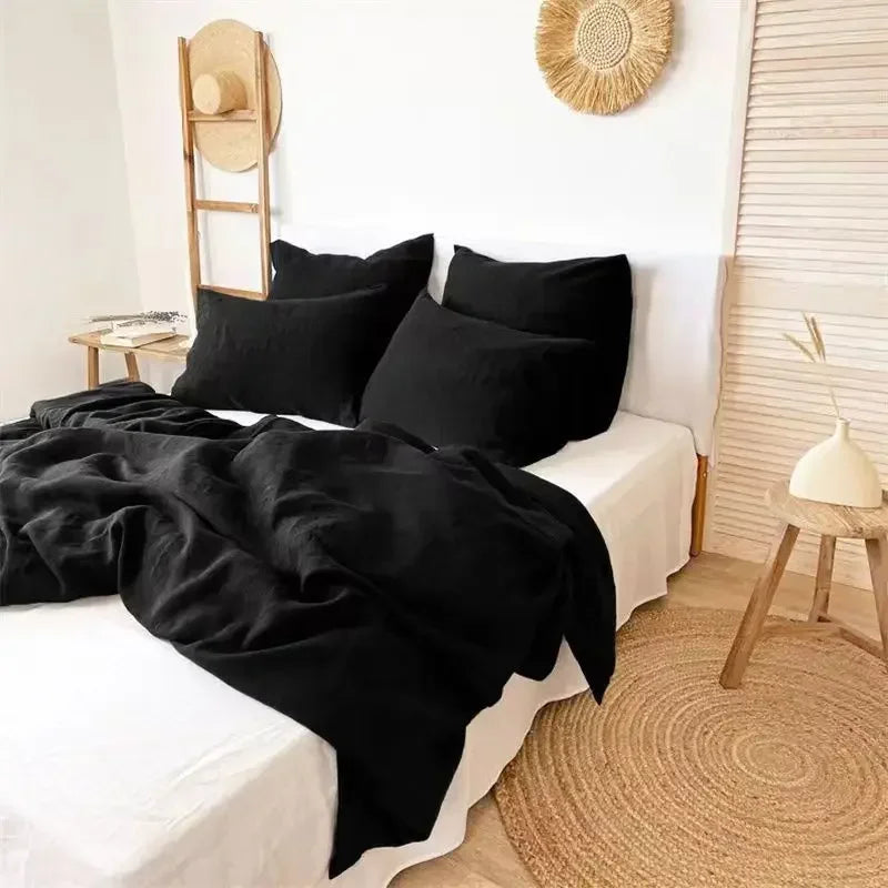 VELARÉ™ Natural French Linen Duvet Cover – Durable, Breathable, Luxury Home Textiles