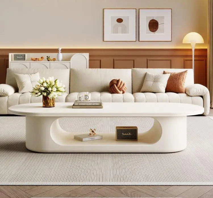 Nordica Nest™ Marble Coffee Table Set – Modern Nesting Living Room Tables by PurelyhomeDeco