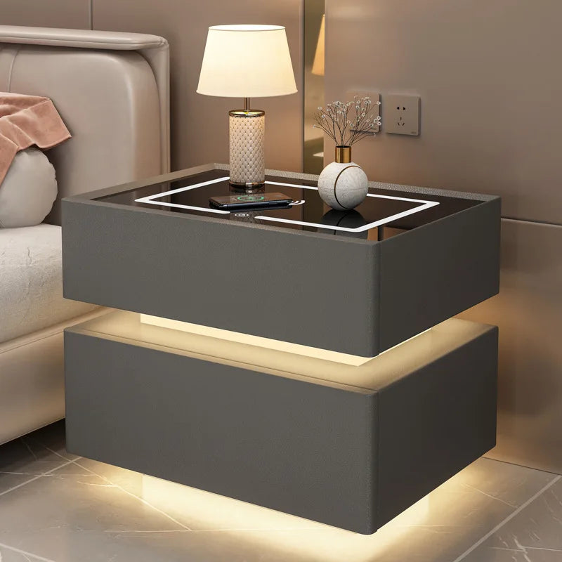 NEXO™ Intelligent Smart Nightstand with Storage by PurelyhomeDeco