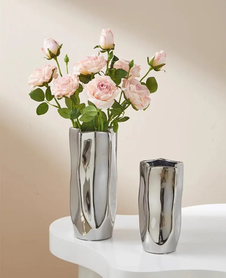Silver Lumen Vase