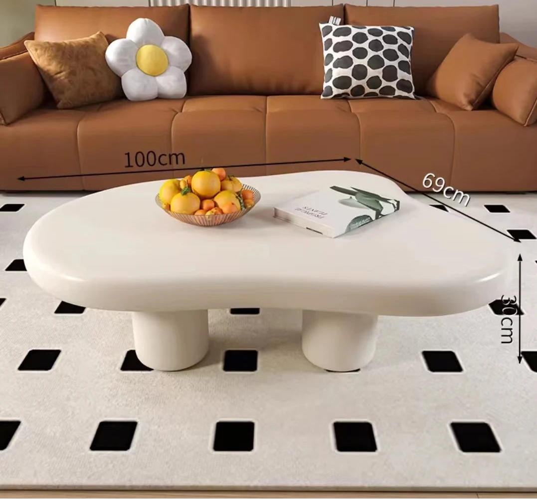 NUVORA™ Cream Cloud Coffee Table by PurelyhomeDeco