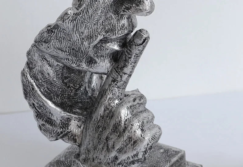 Echo of Silence Sculpture by PurelyhomeDeco