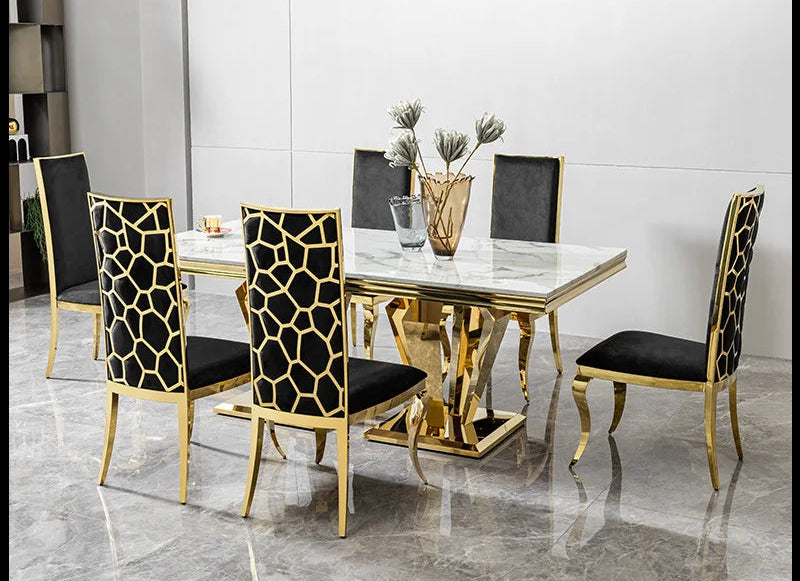 MARÉX™ Light-Luxury Marble Dining Table