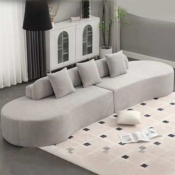 ARCOVA GRAND™ 130.5" Curved Sectional | Sculptural Cloud Couch