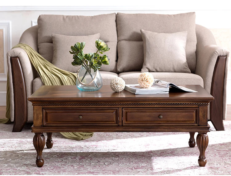 FIELDRA™ Solid Wood Storage Coffee Table by PurelyhomeDeco