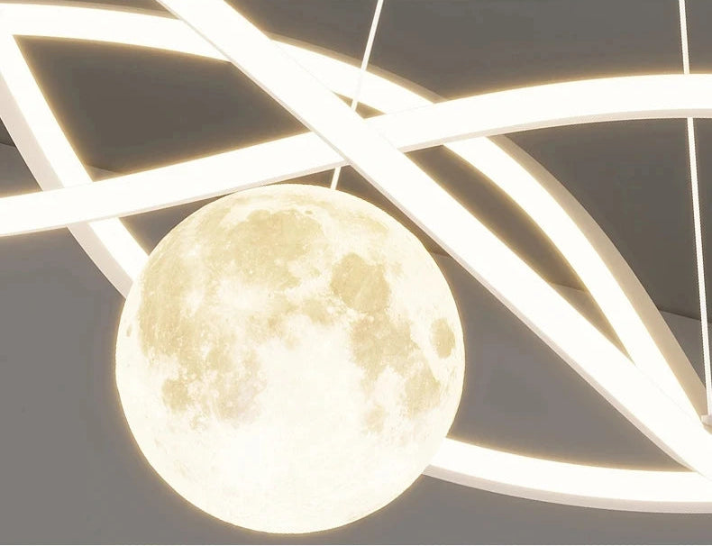 Luna Lux – Moon Shaped Designer Pendant Lamp