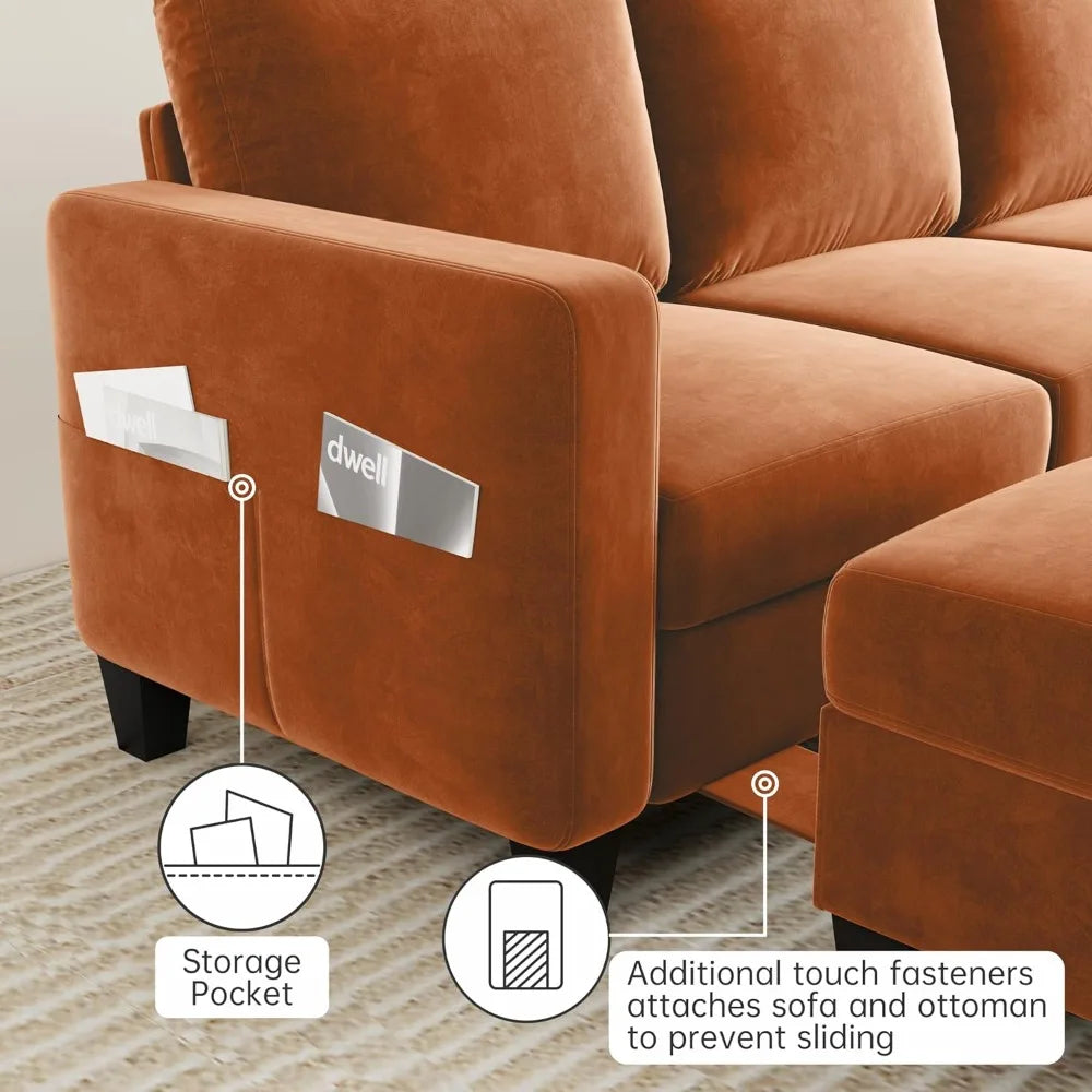 VELARIS AMBER™ Urban Sectional by PurelyhomeDeco