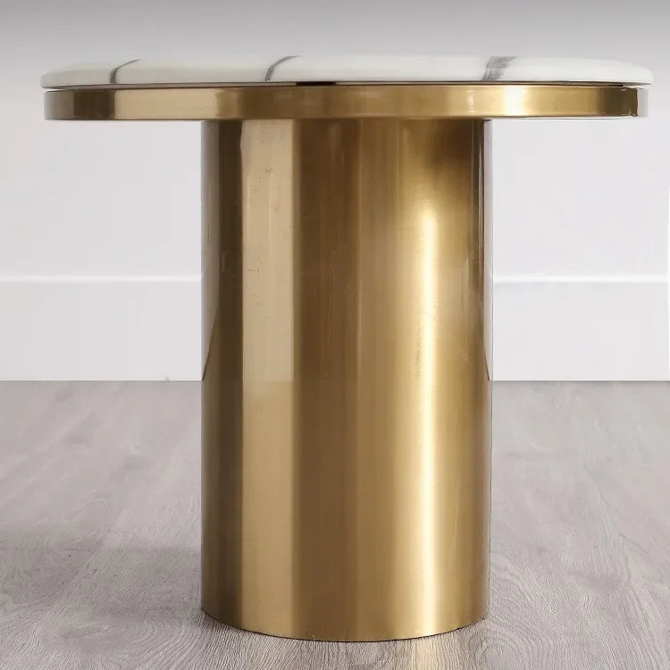 THE GOLDEN CONSTELLATION — 2-Piece Marble Table Set by PurelyhomeDeco