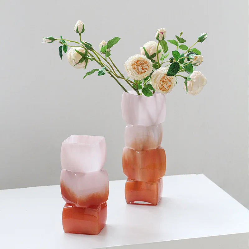 Terracotta Glow Vase