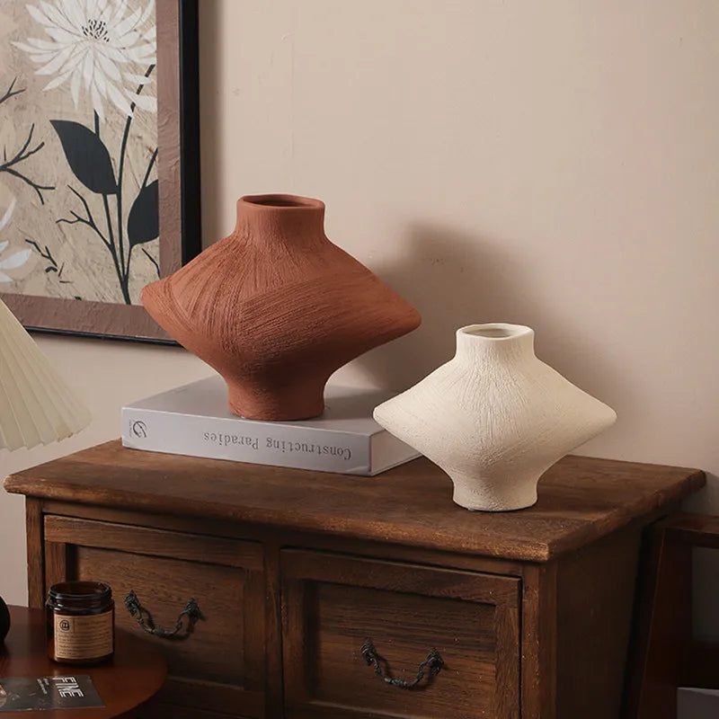 Retro Muse Ceramic Vase