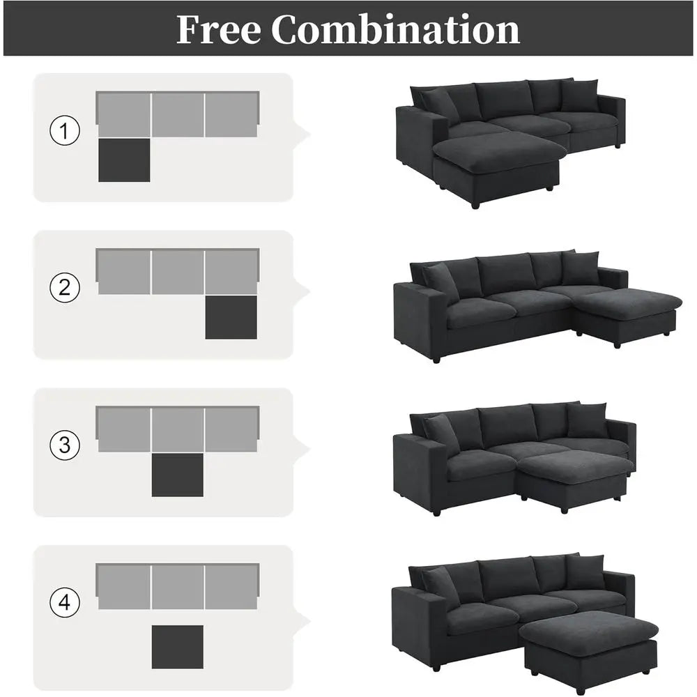 AURELION SHADOW™ Cloud Sectional by PurelyhomeDeco