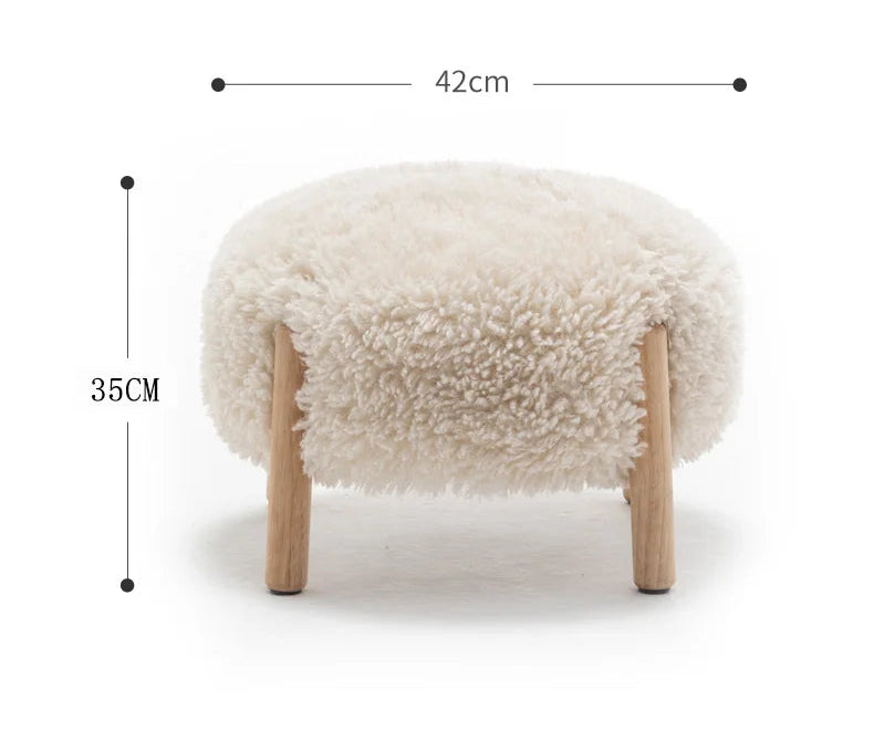 NEOFA™ Elegant Interior Stool | Soft Minimalist Repose-Pieds by PurelyhomeDeco