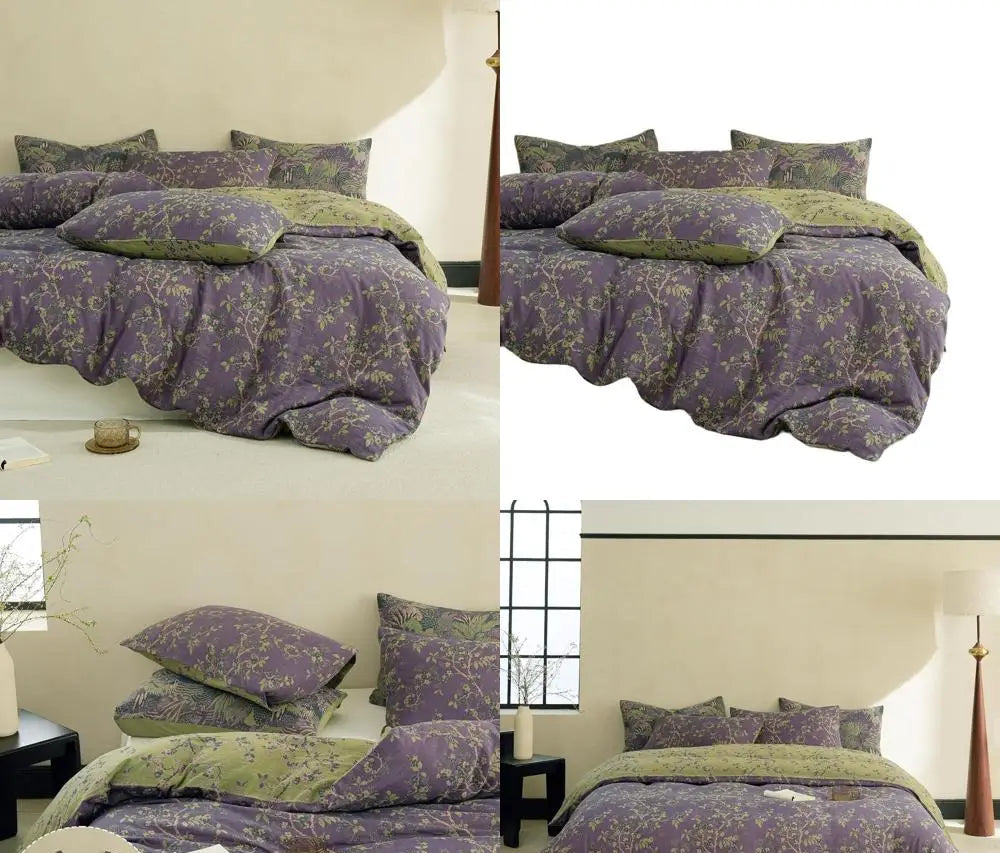 Violet Empress Jacquard Duvet Set
