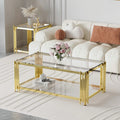 REGENT LUCENT™Modern Luxury Gold Coffee Table by PurelyhomeDeco