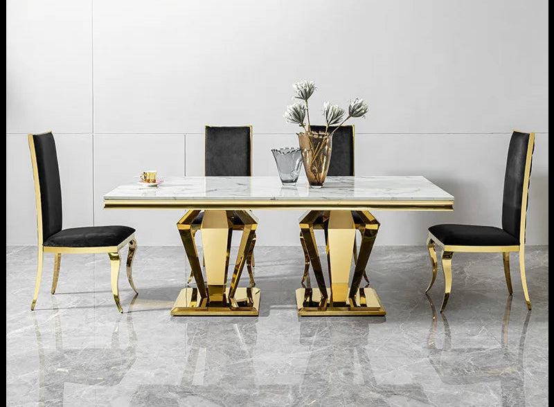 MARÉX™ Light-Luxury Marble Dining Table