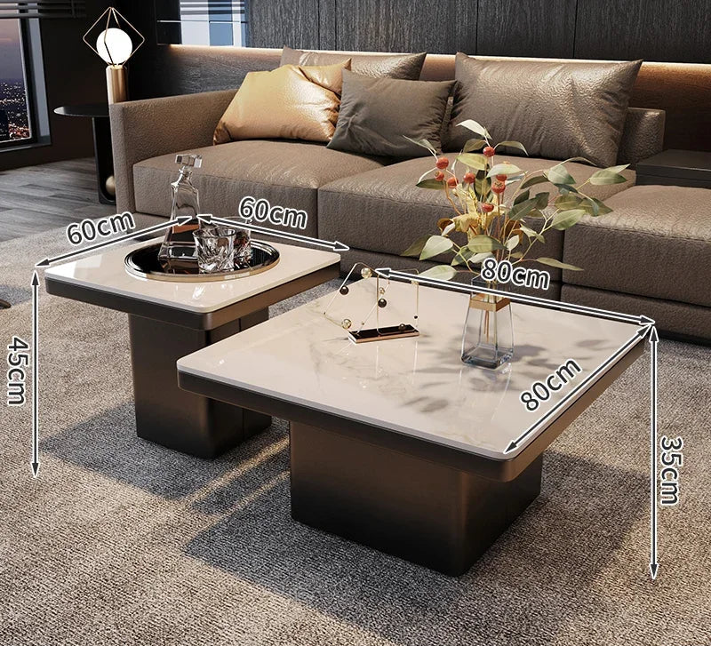 FIORENTINO AVANZA™ Marble Quadrate Table by PurelyhomeDeco