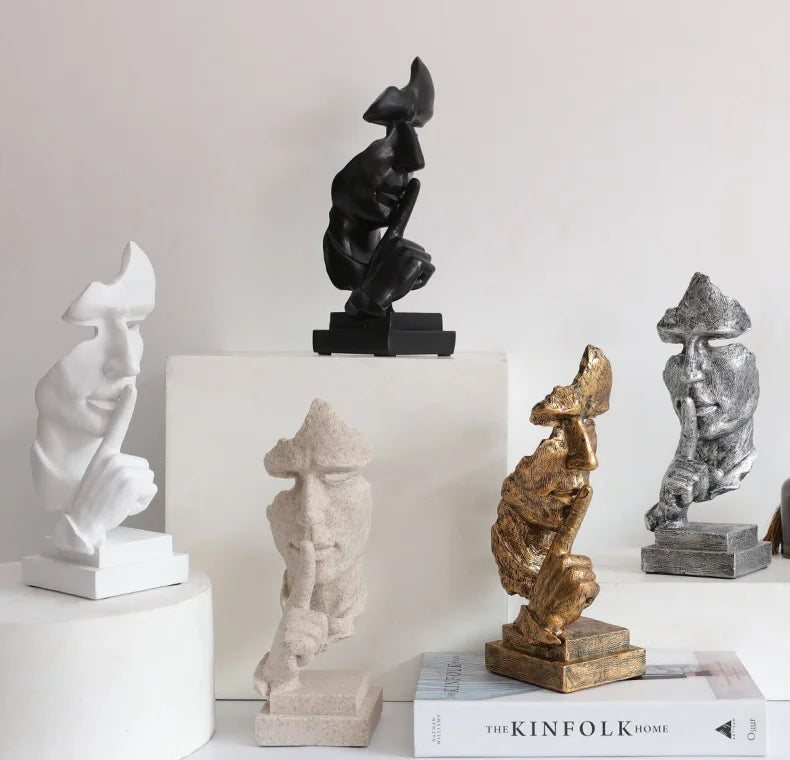 Echo of Silence Sculpture by PurelyhomeDeco