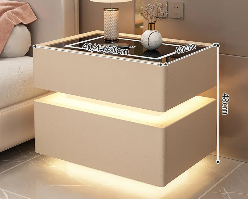 NEXO™ Intelligent Smart Nightstand with Storage by PurelyhomeDeco