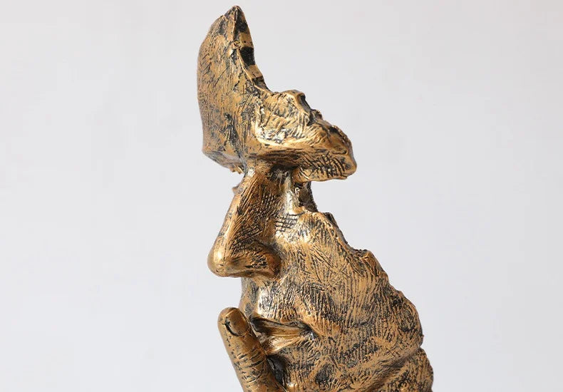 Echo of Silence Sculpture by PurelyhomeDeco