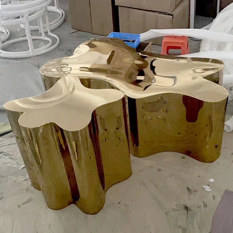 KYRONZA™ Premium Gold Accent Table by PurelyhomeDeco