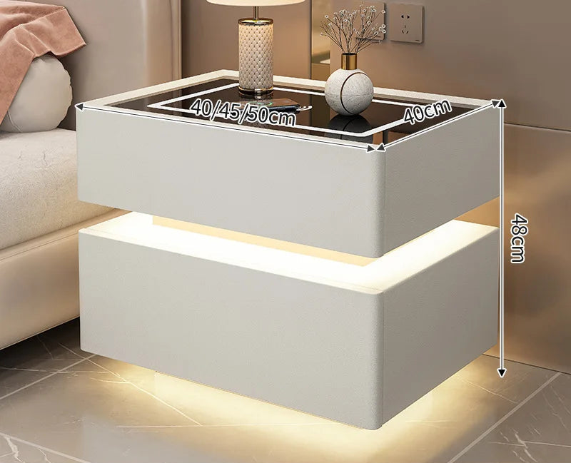 NEXO™ Intelligent Smart Nightstand with Storage by PurelyhomeDeco