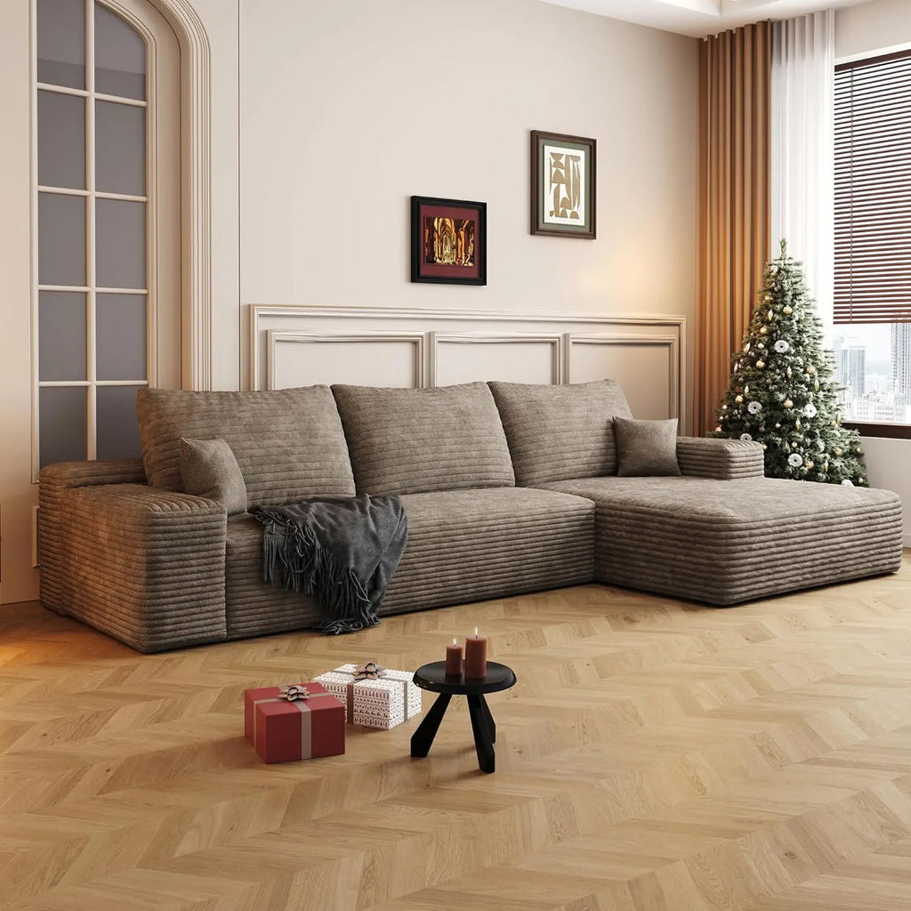 MODULÉ 108™ Modern L-Shape Sectional | Deep Seat Boneless Modular Sofa