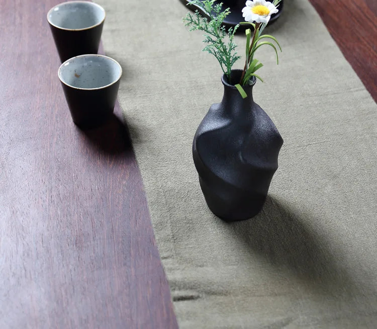 Raku Moment Vase by PurelyhomeDeco