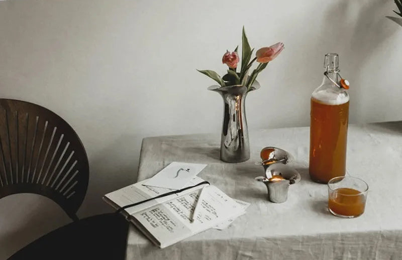 Lumen Argent Vase by PurelyhomeDeco