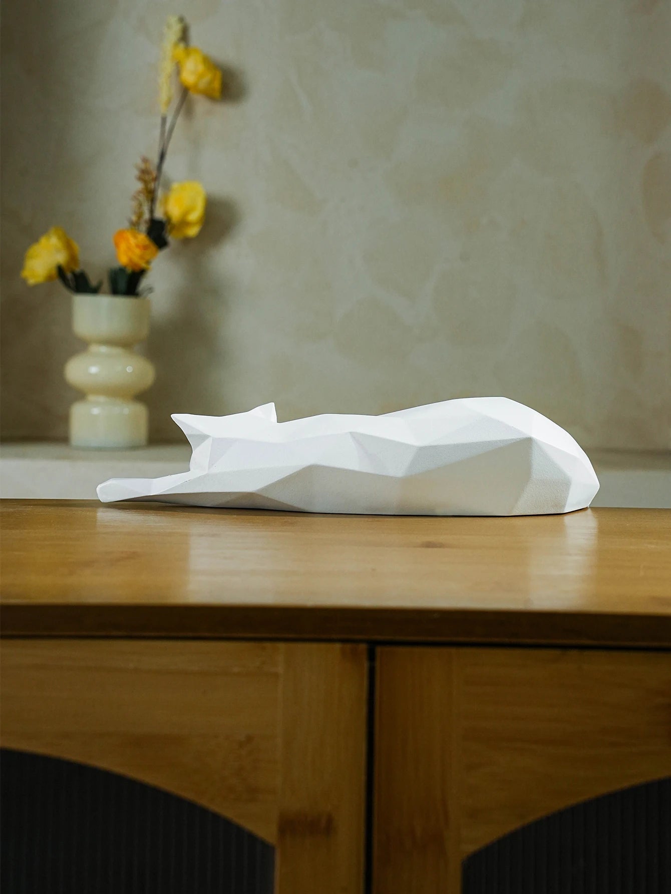 Silent Whiskers Statue by PurelyhomeDeco